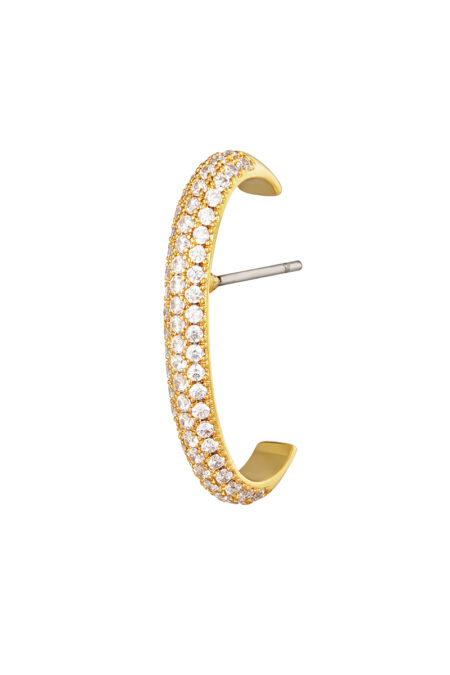 Earcuff Piercing Bold σε χρυσό χρώμα από ορύχαλκο(1 τεμάχιο)