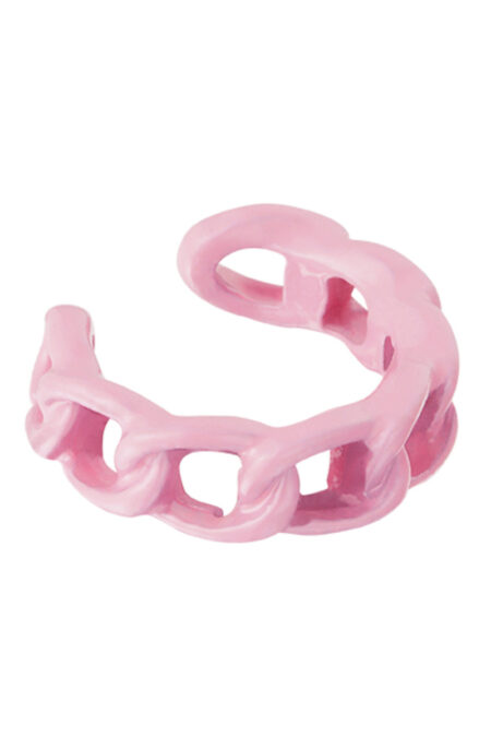 Candy Earcuff Knots σε ροζ χρώμα  (1 τεμάχιο)