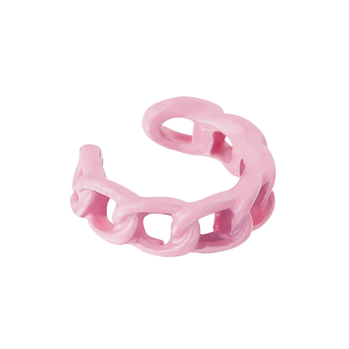 Candy Earcuff Knots σε ροζ χρώμα  (1 τεμάχιο)