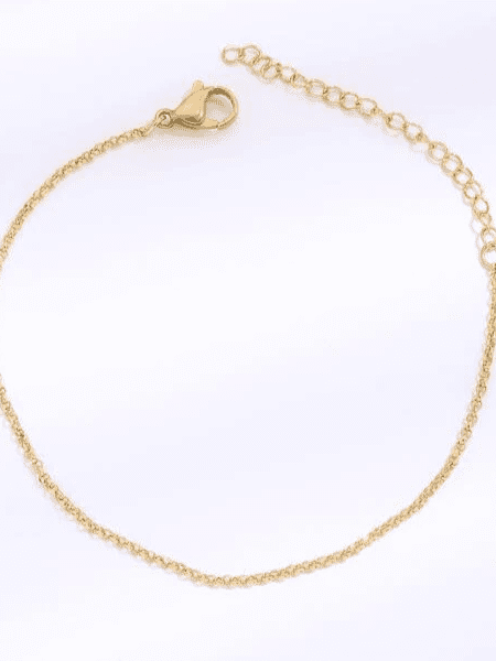 Βραχιόλι μεταλλικό επίχρυσο 14K σε χρυσό χρώμα