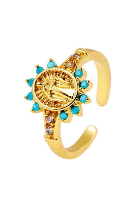 Δαχτυλίδι santita σε χρυσό χρώμα από ατσάλι One size