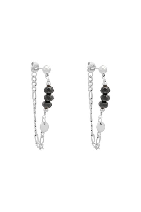 Earrings Chained On Beads