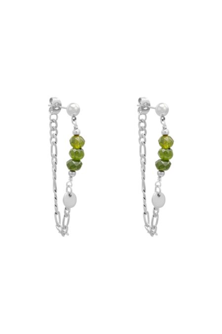 Earrings Chained On Beads