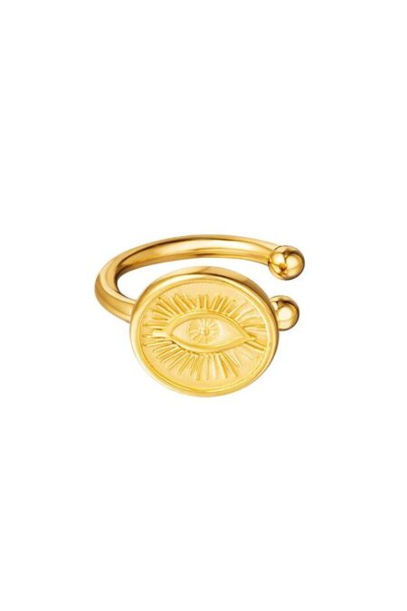 Earcuff coin with eye  (1 τεμάχιο)