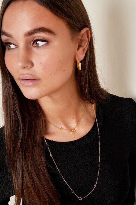 Κολιέ thunder Gold Stainless Steel