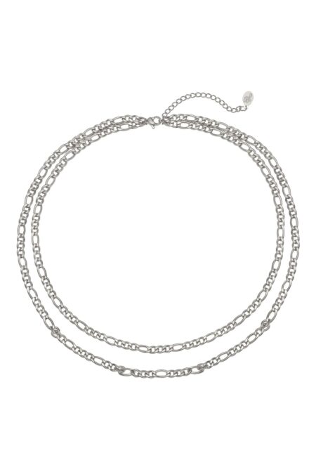 Κολιέ Who that Girl Silver Stainless Steel