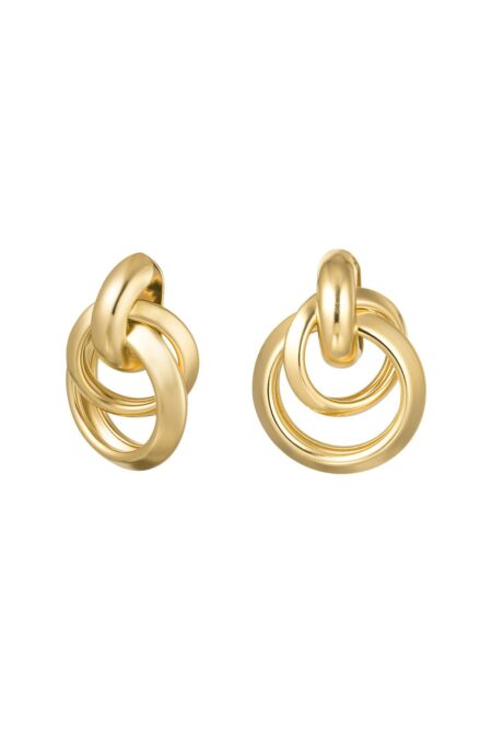 Statement Earrings Curves - Gold
Gold