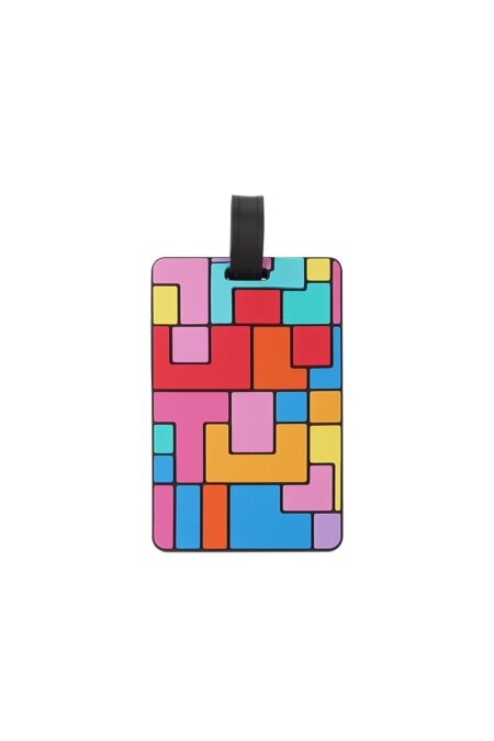 A Few Blocks suitcase tag - multi