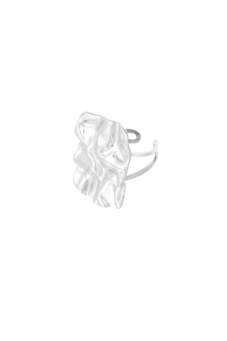 Wave ring - Silver Color - One size
