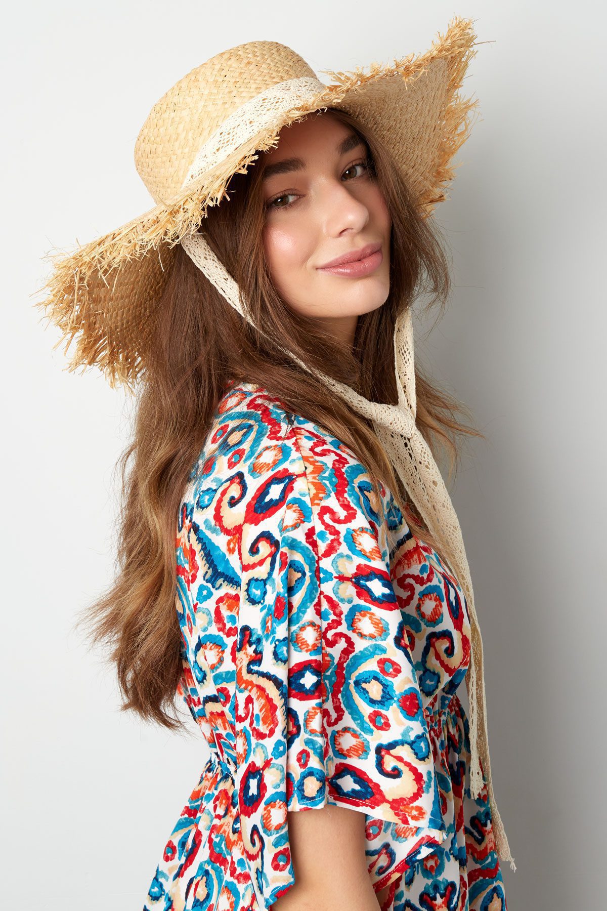 Beach vibe hat - off white- One Size