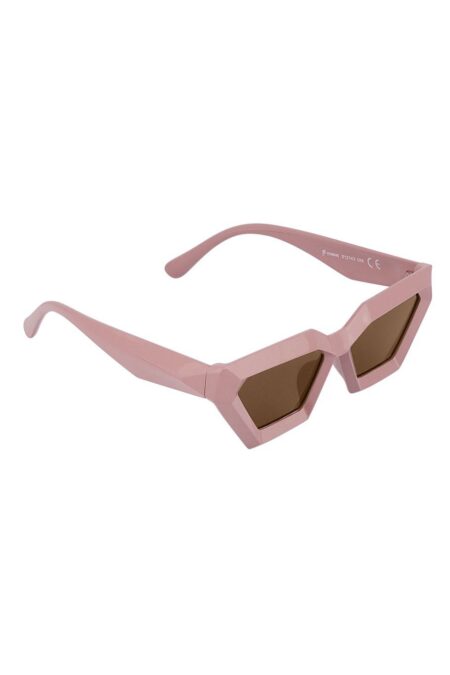 Angular sunglasses - Pink - one size (δεν περιλαμβάνει θήκη)